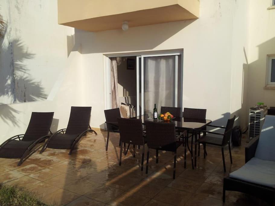 Uniquely Located On The Beach Villa Agia Marina  Luaran gambar